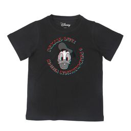 Disney by Wear Your Mind Boys Black Donald Duck Printed Pure Cotton T-shirt-image-83