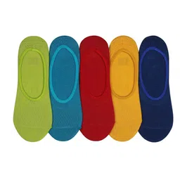 Supersox Kids Pack of 5 Assorted Solid Shoe Liners-30