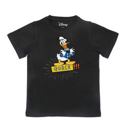 Disney by Wear Your Mind Boys Black Donald Duck Printed Applique T-shirt-image-23
