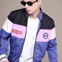 WROGN Colourblocked Bomber Jacket-picture-28