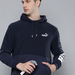 Puma POWER Winterized Brand Logo Hooded Sweatshirt-image-4