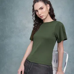 The Roadster Life Co. Ribbed Flared Sleeve Top-image-62