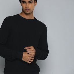 Levis Round Neck Self-Design Pure Cotton Pullover-image-99