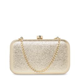 Vdesi Gold-Toned Textured Embellished Box Clutch-1