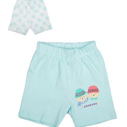 MeeMee Unisex Pack of 2 Printed Regular Fit Regular Shorts-picture-37