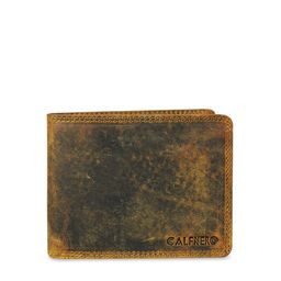 CALFNERO Men Brown Solid Two Fold Leather Wallet-image-49
