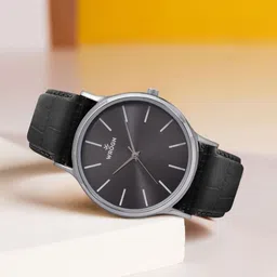 WROGN Men Charcoal Analogue Watch WRG00048C-image-90