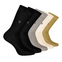 FOOTPRINTS Men Pack Of 5 Calf-Length Socks-picture-17