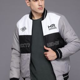 HRX by Hrithik Roshan Men Colourblocked Bomber Jacket-image-57