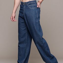 The Roadster Lifestyle Co. Men Wide Leg Pure Coton Jeans-image-23