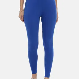 Souchii Women Navy Blue Solid Slim-Fit Ankle-Length Leggings-39