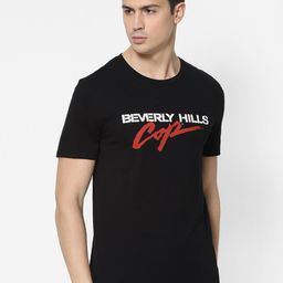 Celio Men Black Solid Round Neck Cotton T-shirt-picture-30