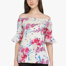 plusS Women Off-White Printed Top-image-53