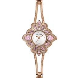 GUESS Women Floral Stone Embellished Stainless Steel Analogue Watch - GW0681L3-image-27