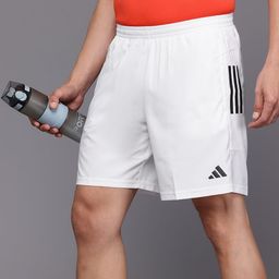 ADIDAS Men Aeroready Minimal Brand Logo Print On the Run Running Sports Shorts-image-4