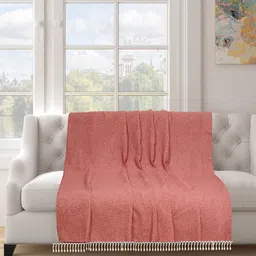 Saral Home Pink Geometric 2 Seater Sofa Throw-image-31