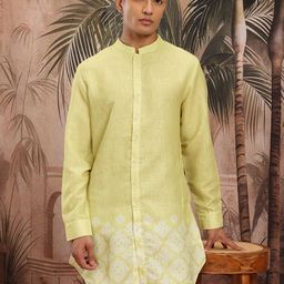 Sangria Men Ethnic Motifs Printed Mandarin Collar Kurta-picture-29