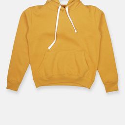 Instafab Boys Yellow Solid Hooded Sweatshirt-picture-12