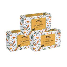 Mirah Belle Pack of 3 Yellow Sea Buckthorn Healing Soap 125 gm-58