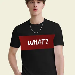 BAESD Colourblocked Round Neck Printed T-shirt-image-20