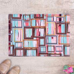ROMEE Multicoloured Printed Anti-Skid Doormat-21
