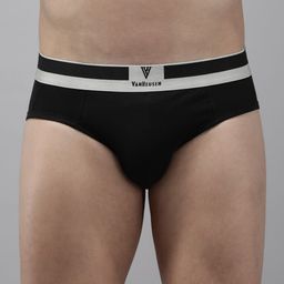 Van Heusen Men Solid Colour Fresh Ultra Soft Briefs IH6BR1PBL20002-15