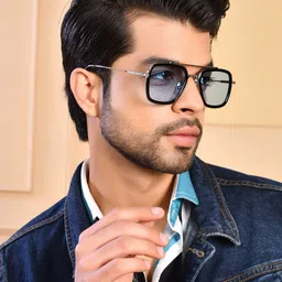 ROYAL SON Unisex UV Protected Square Sunglasses CHI0074-57