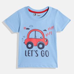 Eteenz Infant Boys Graphic & Typography Printed T-shirt-43
