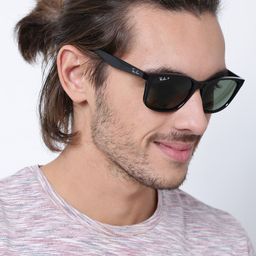 Ray-Ban Men Rectangle Sunglasses 0RB4269I601/9A56-601/9A-32