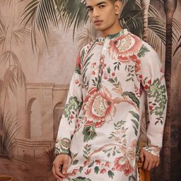 Sangria Floral Print Pure Cotton Kurta-picture-58