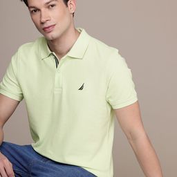 Nautica Polo Collar Pure Cotton T-shirt-52