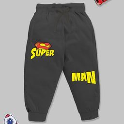 YK X Minute Mirth Boys Superman Printed Pure Cotton Joggers-image-54