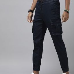 The Roadster Life Co. Men Cotton Cargo Jogger Fit Jeans-image-38