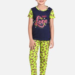StyleStone Girls Navy Blue Graphic-picture-13