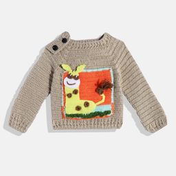 CHUTPUT Kids Conversational Crochet Woollen Pullover-image-59