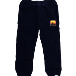Disney by Wear Your Mind Kids Navy Blue Solid Pure Cotton Joggers-image-116