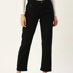 PARIS HAMILTON Women Boyfriend Fit High-Rise Stretchable Jeans-picture-42