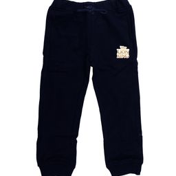 Disney by Wear Your Mind Kids Navy Blue Solid Pure Cotton Joggers-image-118