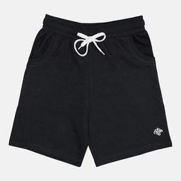 CHIMPRALA Boys Black Mid-Rise Cotton Regular Shorts-image-36