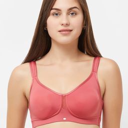 Soie Full Coverage Non-Wired Non Padded Minimizer Bra CB-328CLARET-64