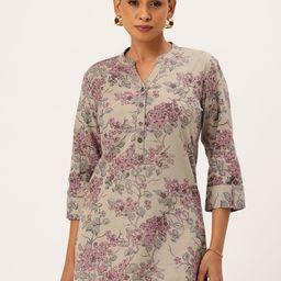 AMUKTI Linen Floral Printed Tunic-picture-33