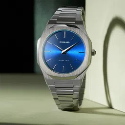 D1 Milano Men Blue Dial & Silver-Toned Stainless Steel Strap Analogue Watch UTBJ09-image-88