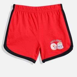 Eteenz Girls Graphic Printed Pure Cotton Shorts-image-51