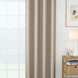 Story@home Azurio Beige & Brown Abstract Jacquard Room Darkening Door Curtain-37