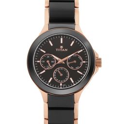 Titan Ceramics Men Black Analogue watch NL90089KD02-34