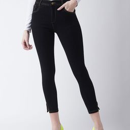 Miss Chase Women Black Skinny Fit High-Rise Clean Look Stretchable Jeans-image-68