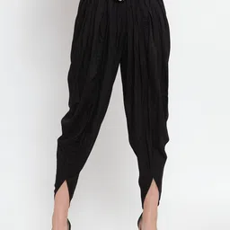 Clora Creation Women Black Solid Dhoti-20