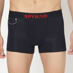 UnderJeans by Spykar Men Navy Blue Solid Trunks UJMTRPTS008-picture-14