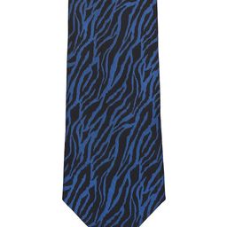 Alvaro Castagnino Blue & Black Printed Broad Tie-image-61