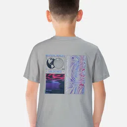 Gini and Jony Boys Graphic Printed Cotton T-shirt-image-10